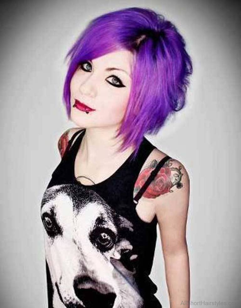 52 Colored Short Emo Hairstyles For Girls